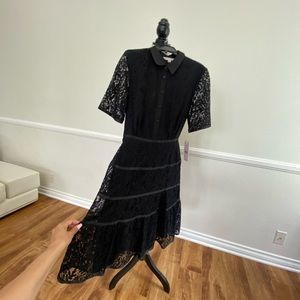 Black lace dress